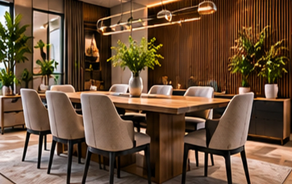Modern yemek odası mobilyası